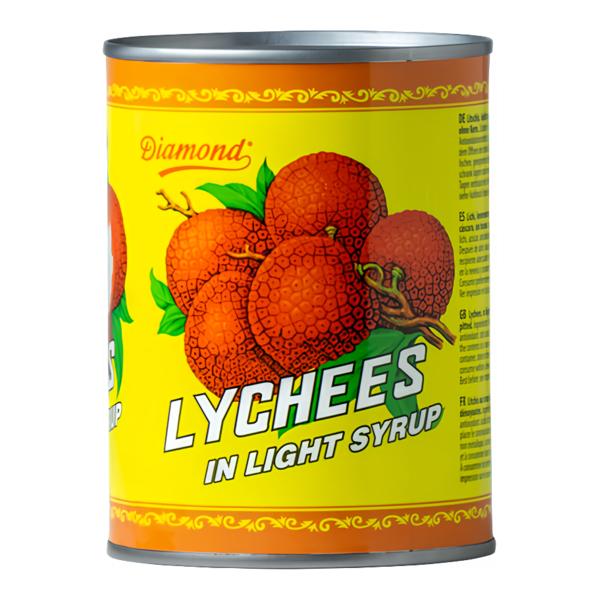 Vải ngâm Diamond Lychees hộp 540g