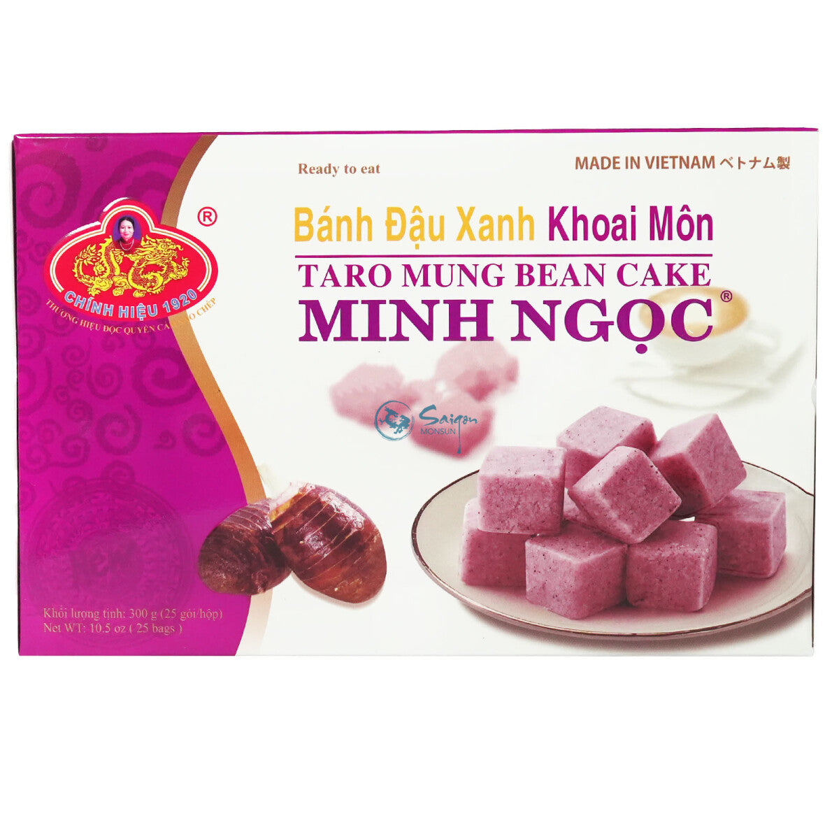 Bánh đậu xanh khoai môn Minh Ngọc 300g