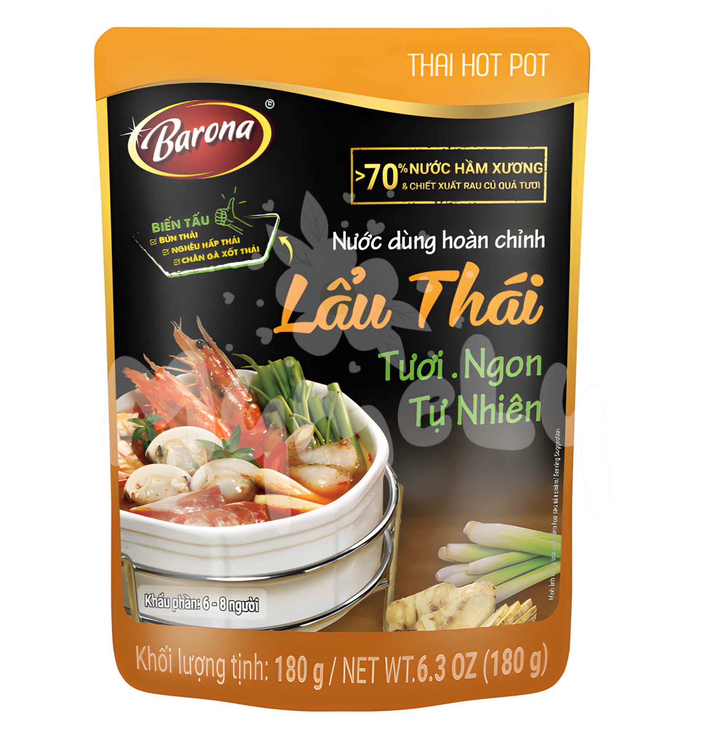 Nước dùng hoàn chỉnh Barona - Lẩu Thái 180g