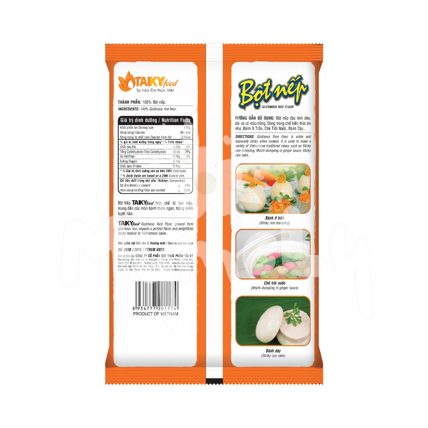 Bột nếp Taky Food 400g