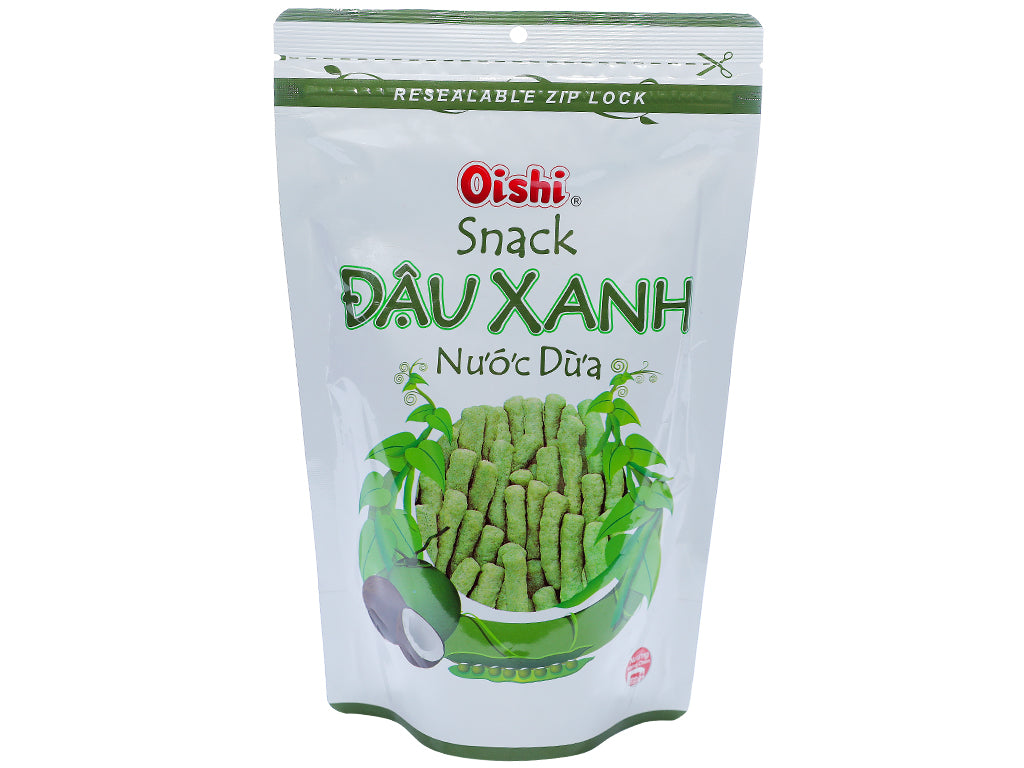 Oishi Snack Đậu xanh Nước Dừa 65g