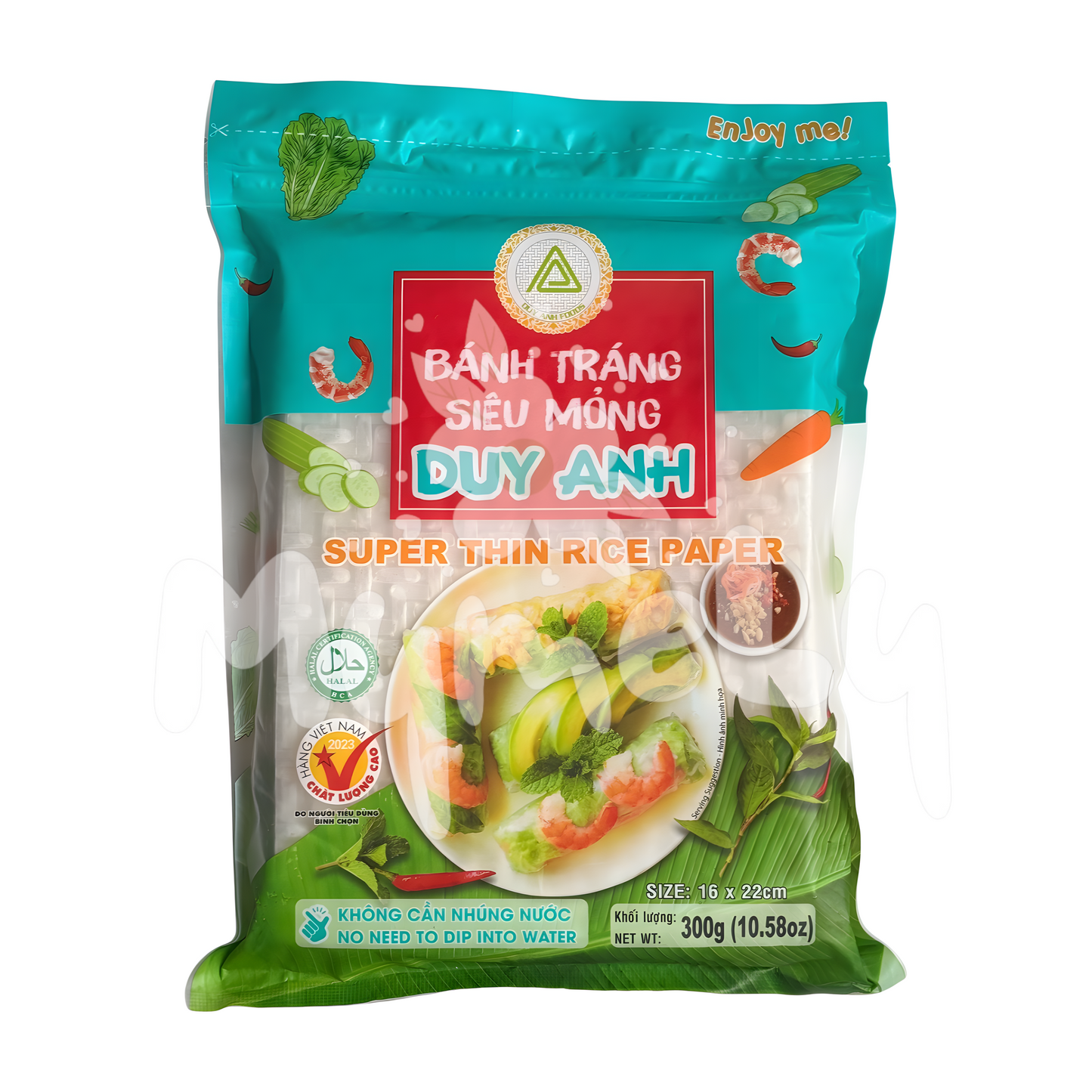 Bánh tráng siêu mỏng Duy Anh 300g (16x22cm)
