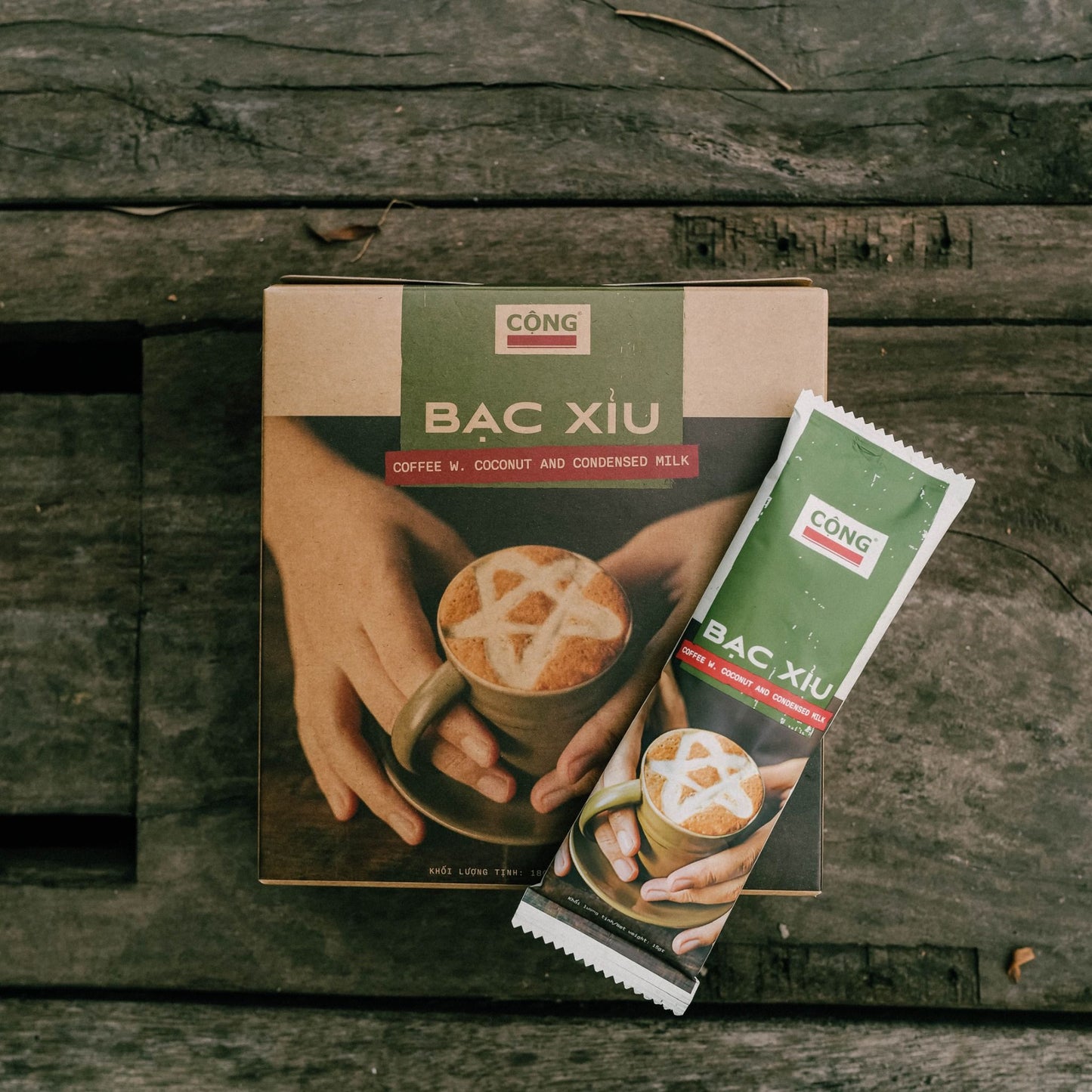 CỘNG Cà Phê Bạc Xỉu Hòa Tan C+ (15g x 12gói)