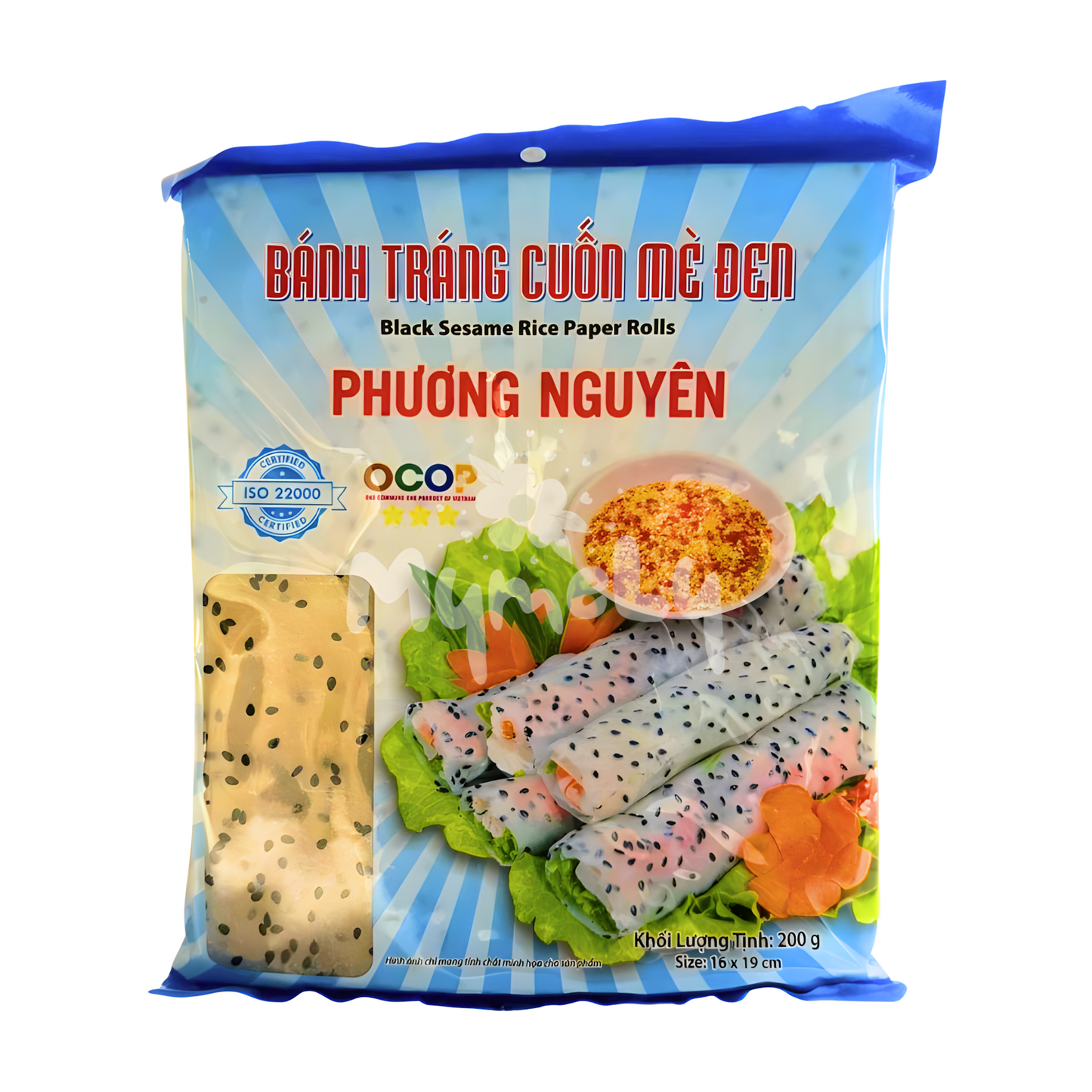 Bánh tráng cuốn mè đen 200g