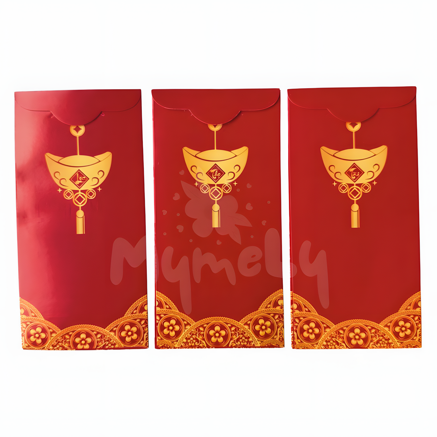 Bao lì xì đỏ Phúc Lộc Thọ Tài An (5 cái/xấp)