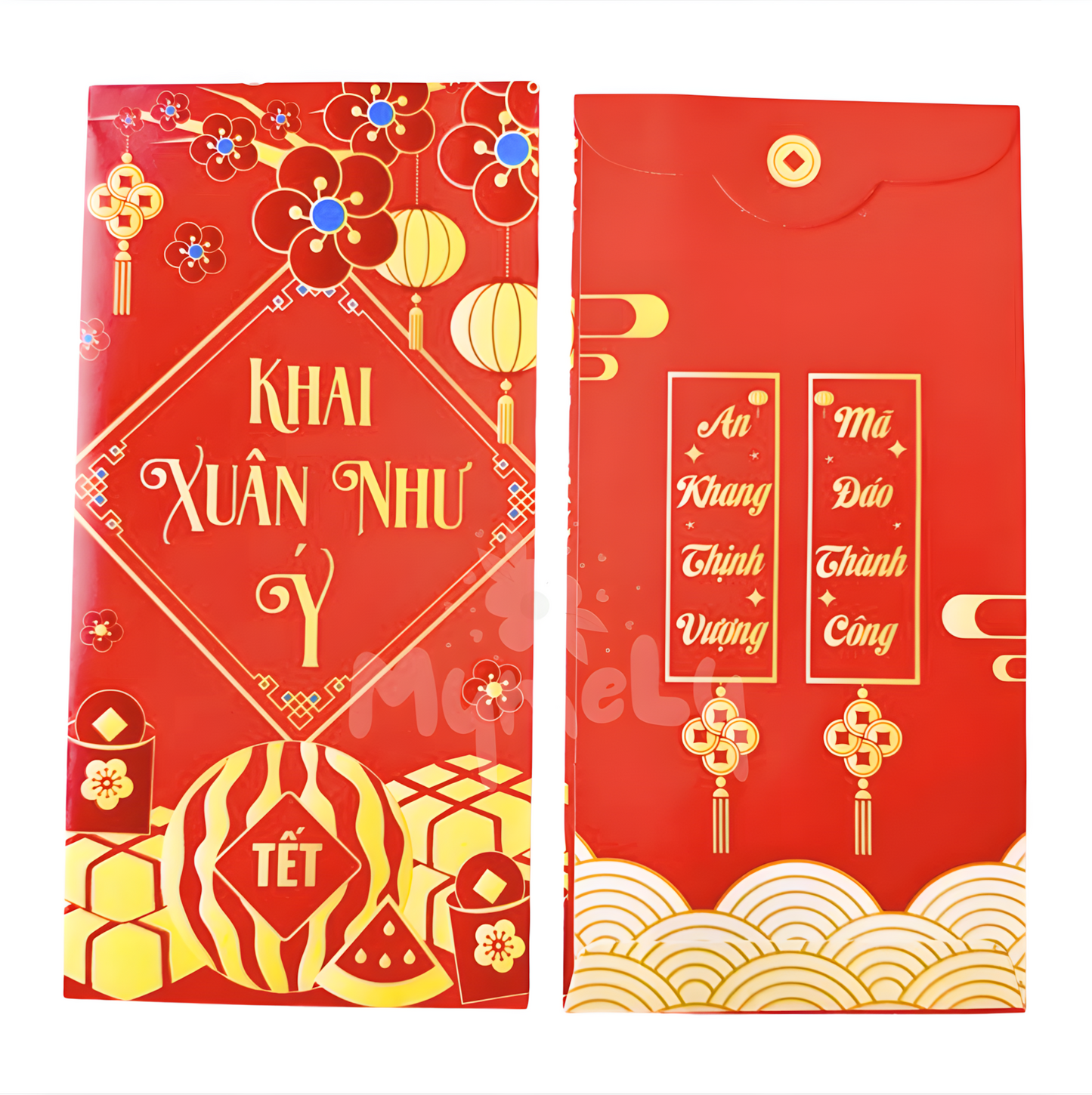 Bao lì xì Khai Xuân Như Ý (5 cái/xấp)