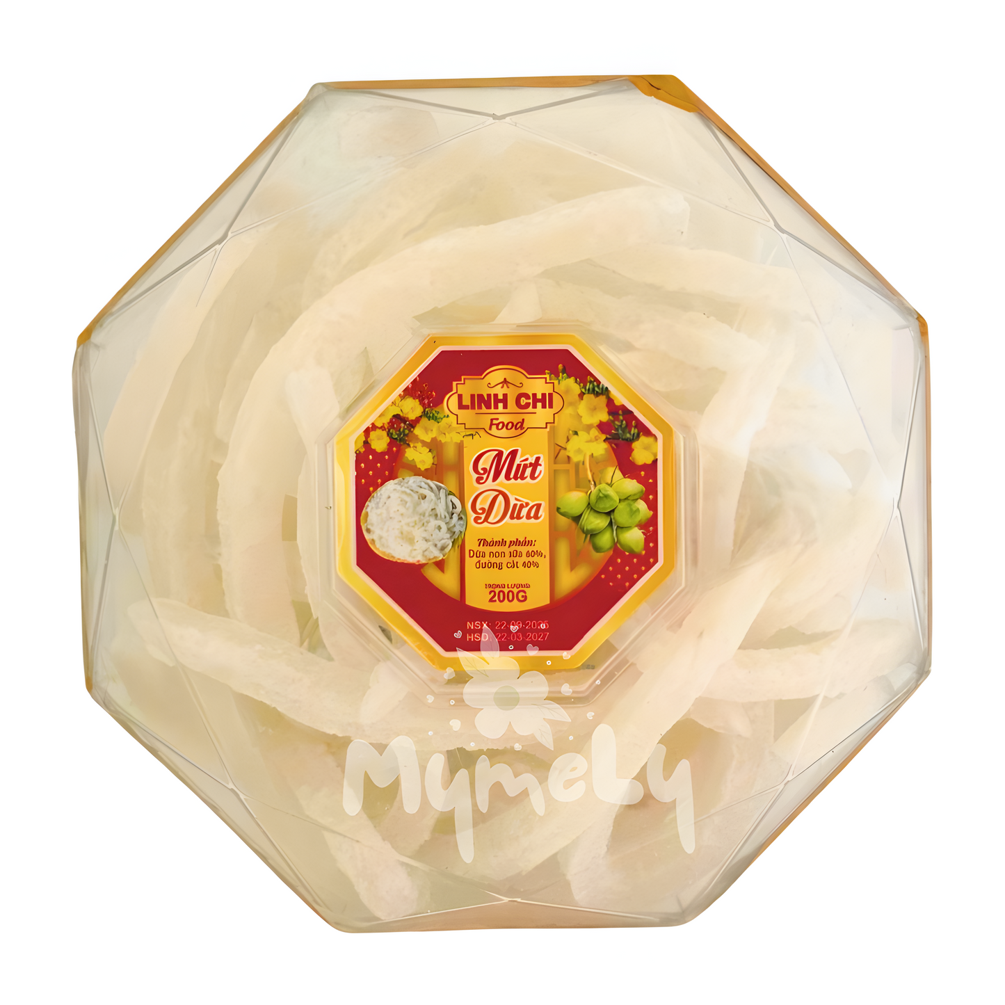 Mứt dừa sợi hộp 200g