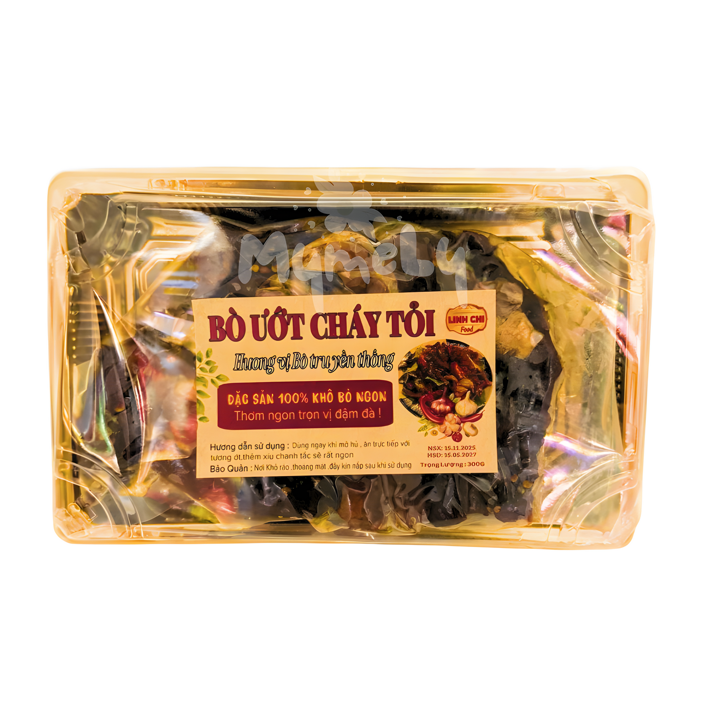 Bò ướt cháy tỏi vị truyền thống 300g
