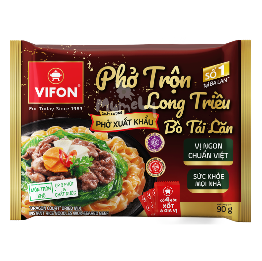 Phở Trộn Long Triều Bò Tái Lăn (90g x 20gói)