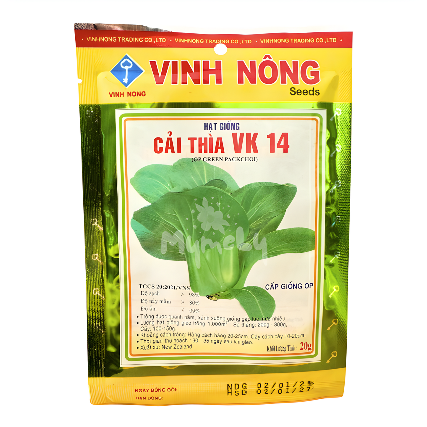 Hạt giống cải thìa 20g
