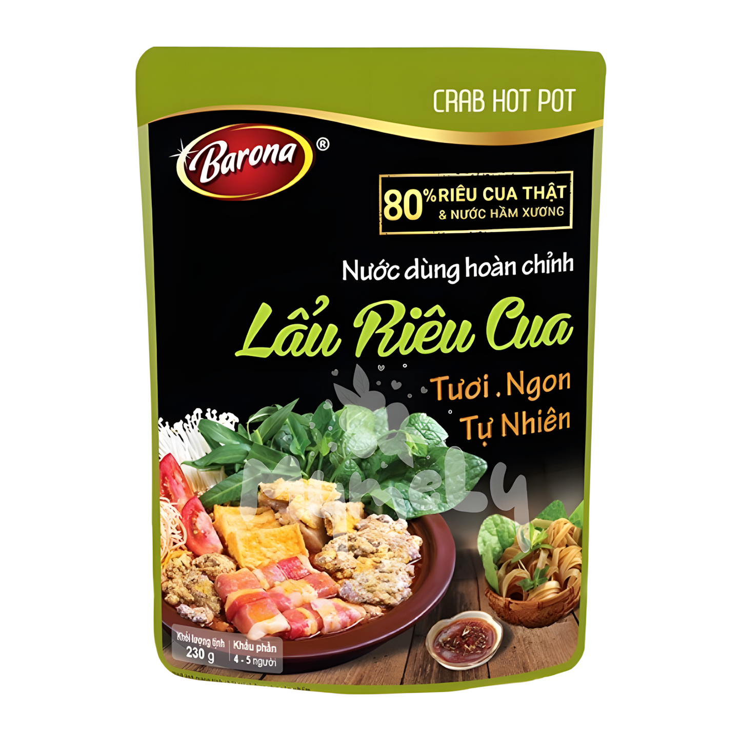 Nước dùng hoàn Chỉnh Barona - Lẩu Riêu Cua 230g