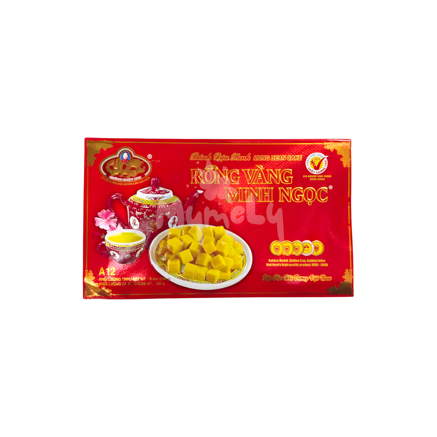 Bánh đậu xanh rồng vàng Minh Ngọc 470g