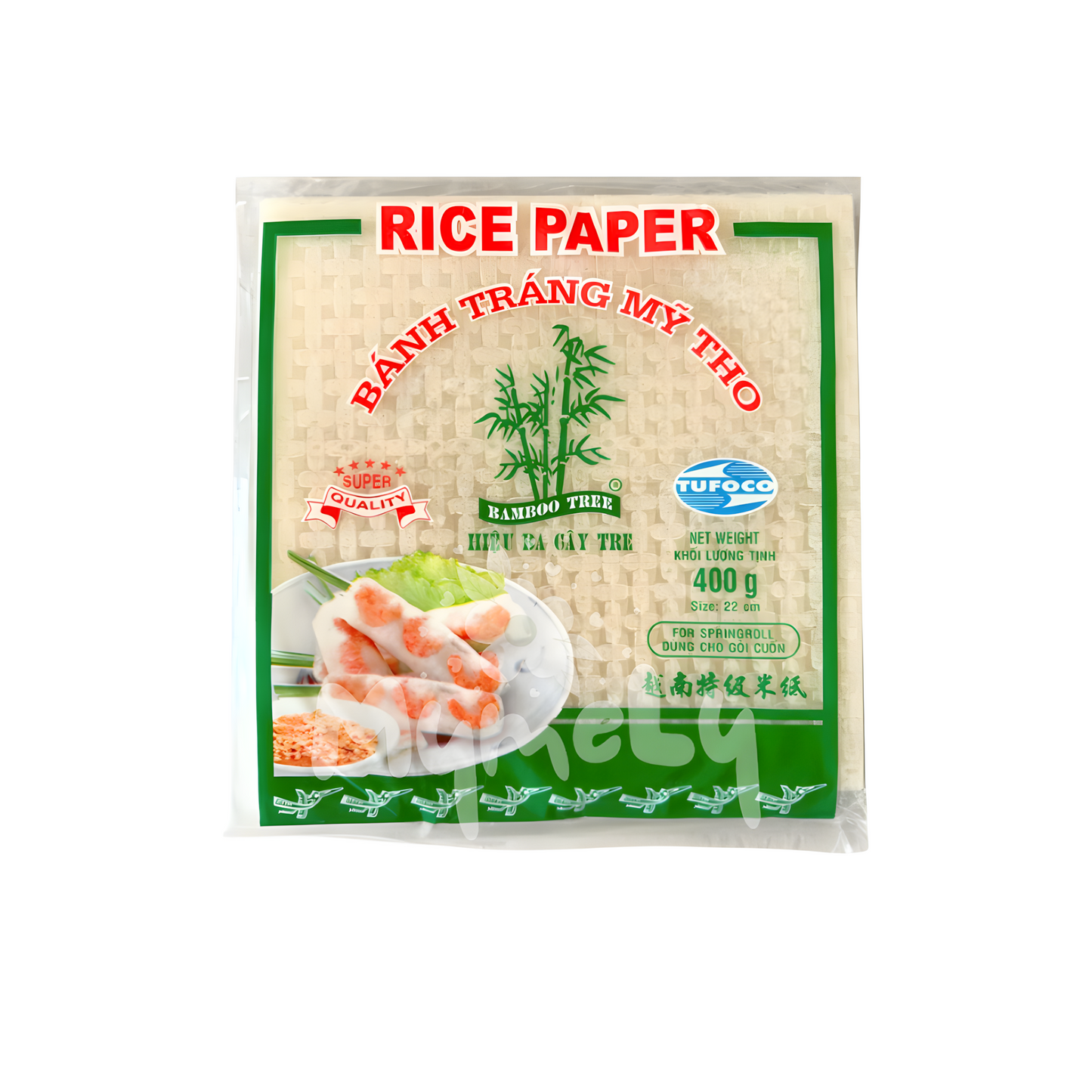 Bánh tráng vuông hiệu Ba Cây Tre 400g