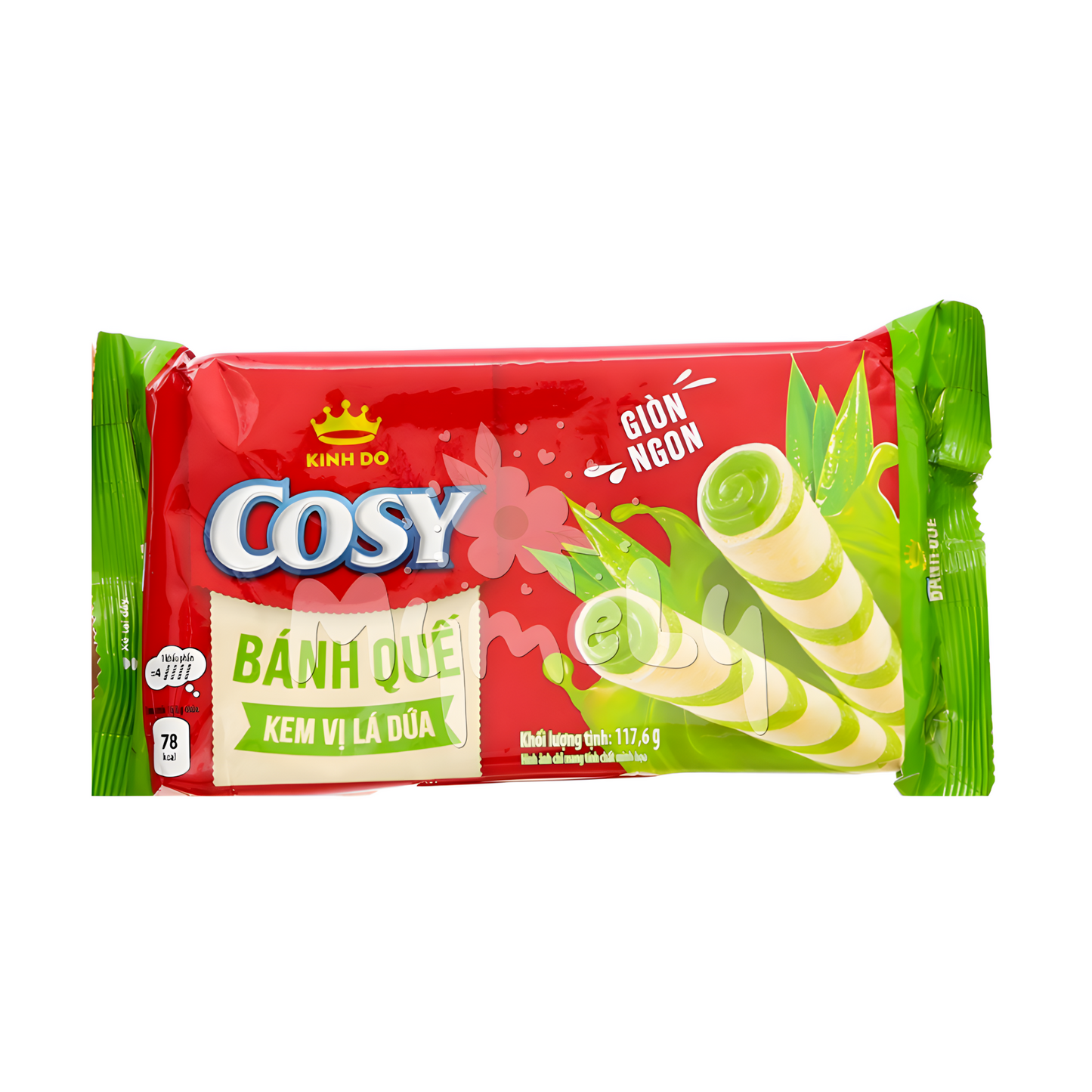 Bánh quế kem Cosy vị lá dứa 126g