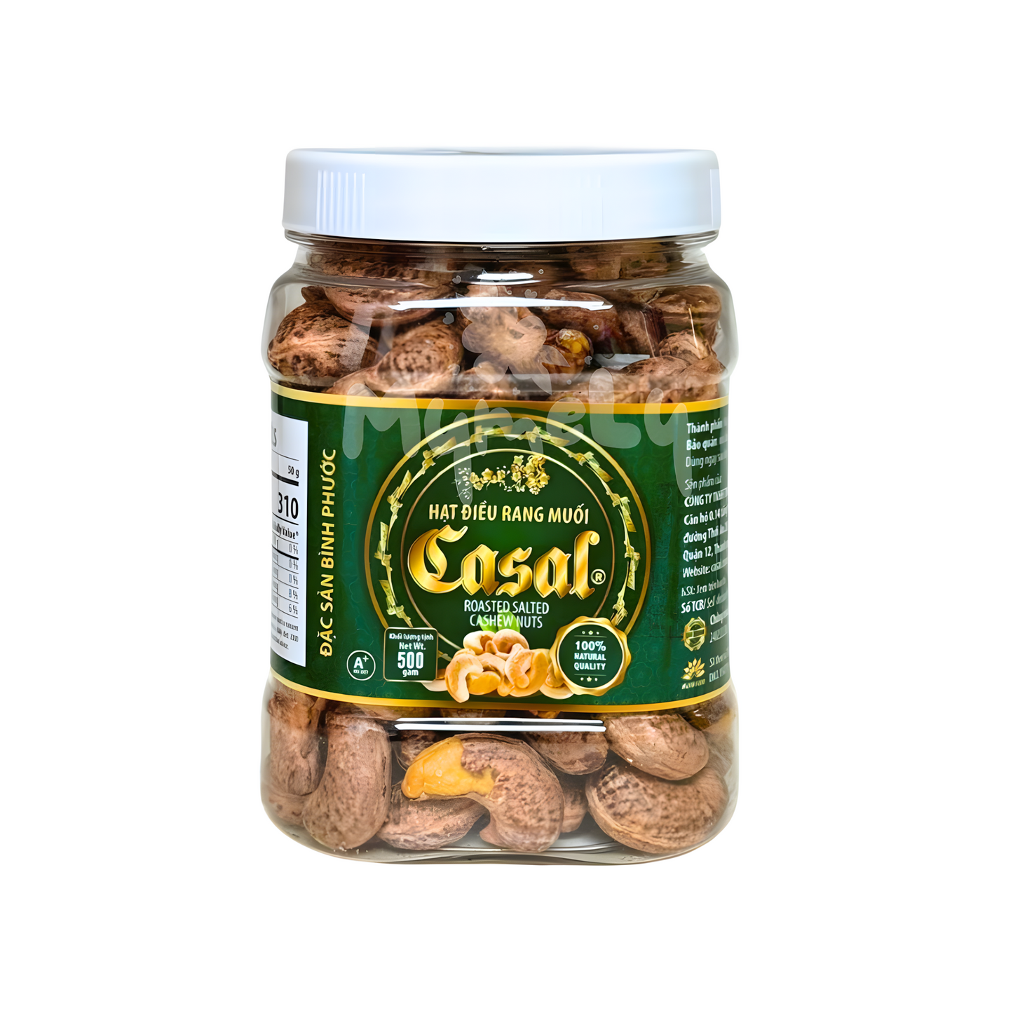 Casal Hạt điều rang muối hộp 500g