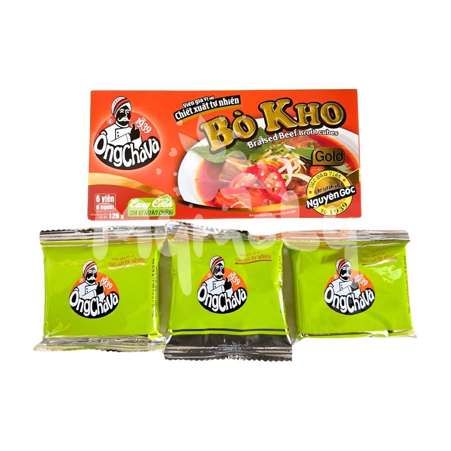 Viên gia vị Bò kho Ông Chà Và 126g (6 viên)