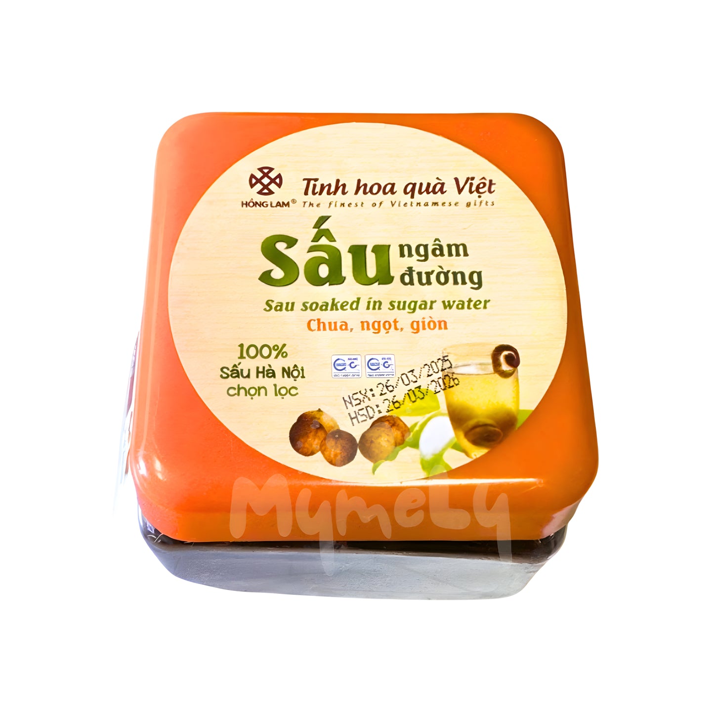 Sấu ngâm đường Hồng Lam 650g