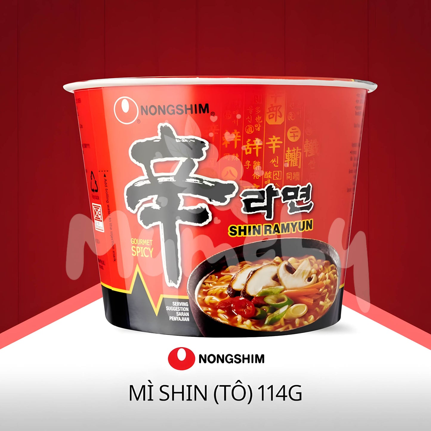 Mì Cay Nongshim Shin Noodles Tô 114g