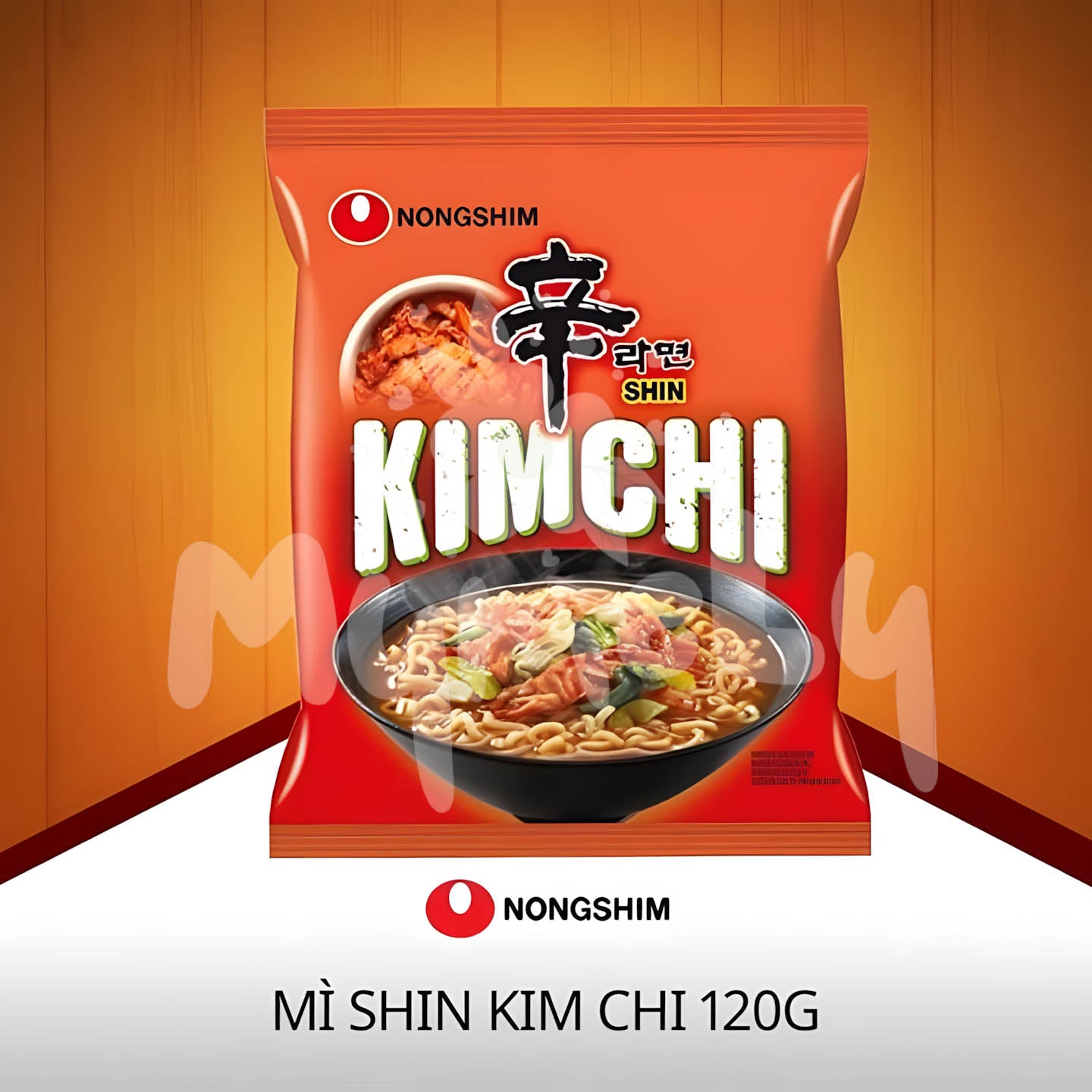 Mì Shin Kimchi Nongshim Gói 120g (20gói/thùng)