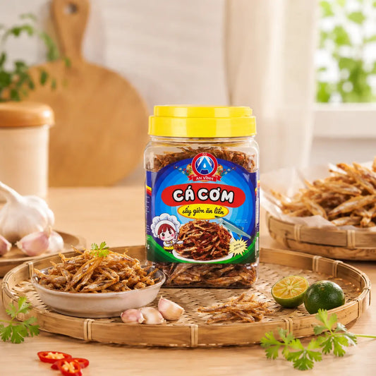 Cá cơm sấy giòn ăn liền hộp 200g