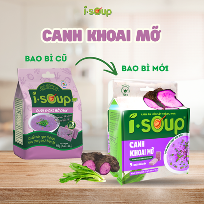 i-soup canh khoai mỡ chay 55g