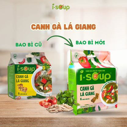 i-soup canh gà lá giang 