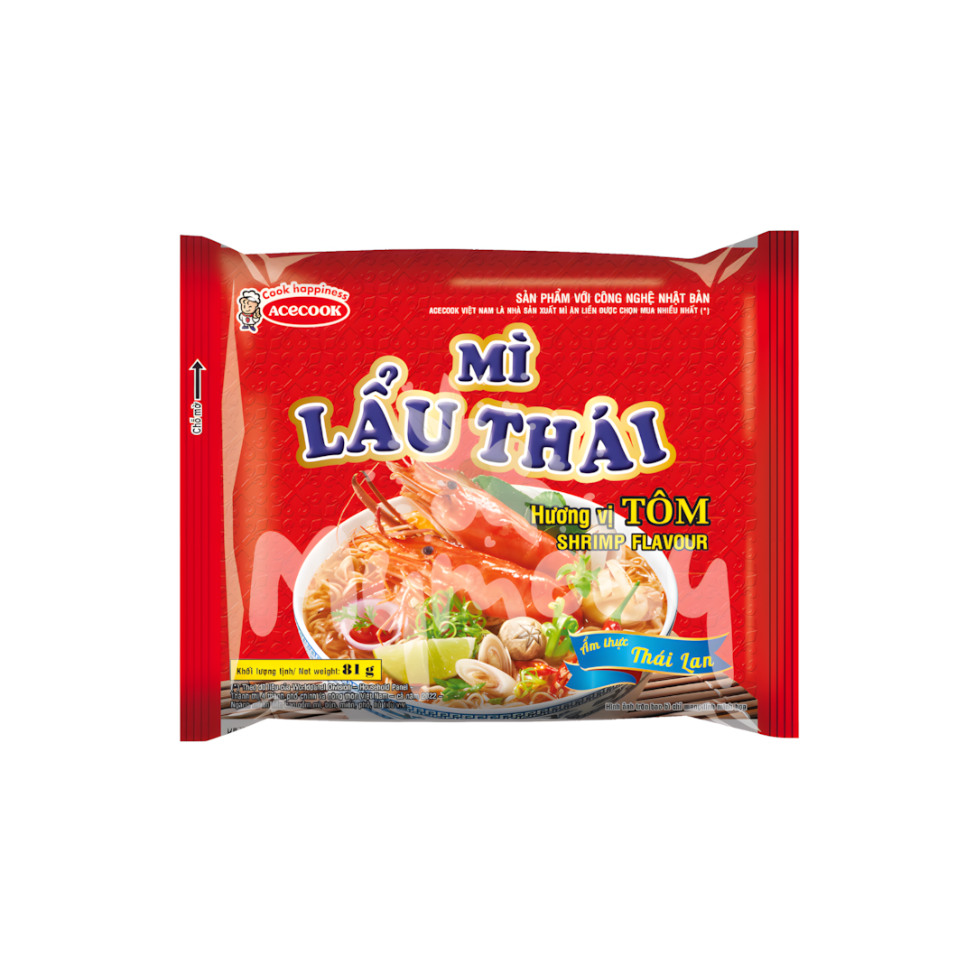 Mì lẩu thái tôm 83g (30 gói/thùng)