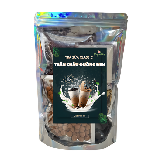 Set Trà sữa Truyền thống - Trân châu đường đen 400g