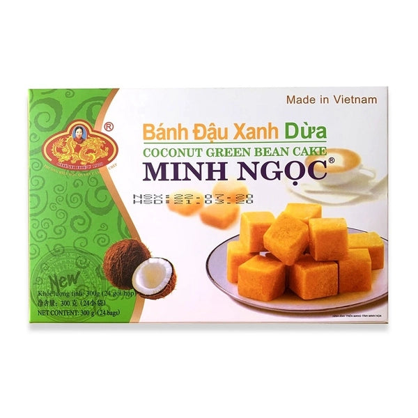 Bánh đậu xanh dừa Minh Ngọc 300g - hộp đặc sản Hải Dương