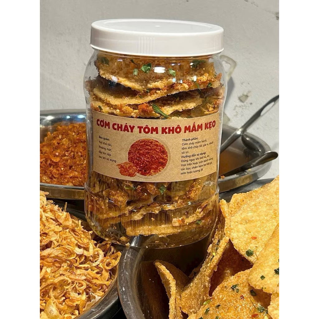 Cơm cháy tôm khô mắm kẹo 500g