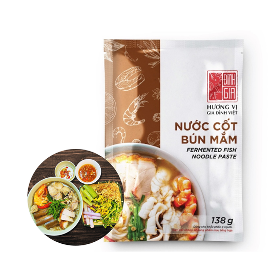 Nước cốt bún mắm Đỉnh Gia gói 138g