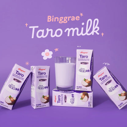 Sữa Tươi Hương Khoai Môn Binggrae Hộp 200ml