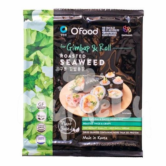 Lá kim cuốn cơm O'Food 20g (10 lá) (rong biển)