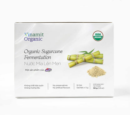 Vinamit organic Nước mía lên men 50g (10gói x 5g)