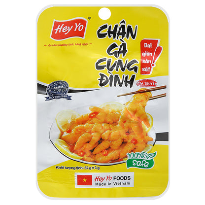 Chân gà rút xương Cung Đình Hey Yo gói 32g
