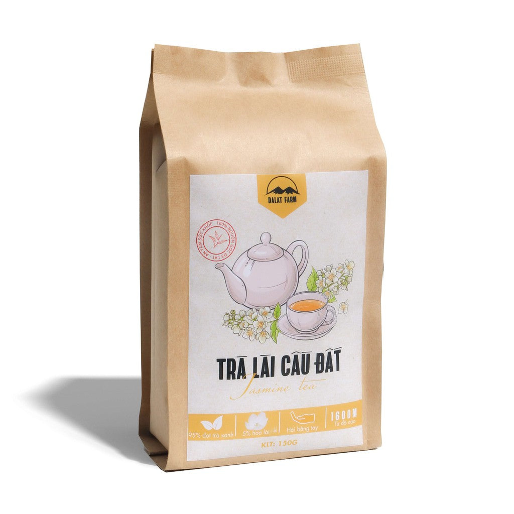 Trà Lài Cầu Đất DalatFarm - Túi 150g (Trà hoa nhài)