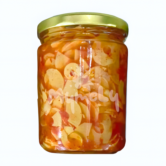 Măng ngâm tỏi ớt lọ 500ml