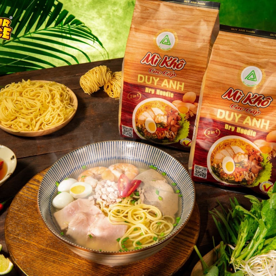 Mì khô (vắt tròn) 2in1 Duy Anh 400g
