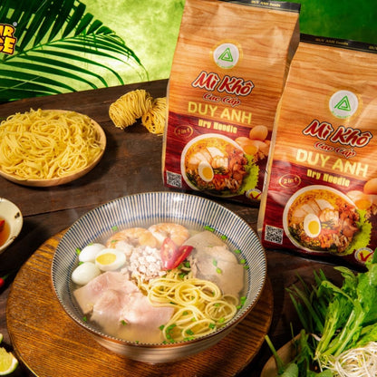 Mì khô (vắt tròn) 2in1 Duy Anh 400g