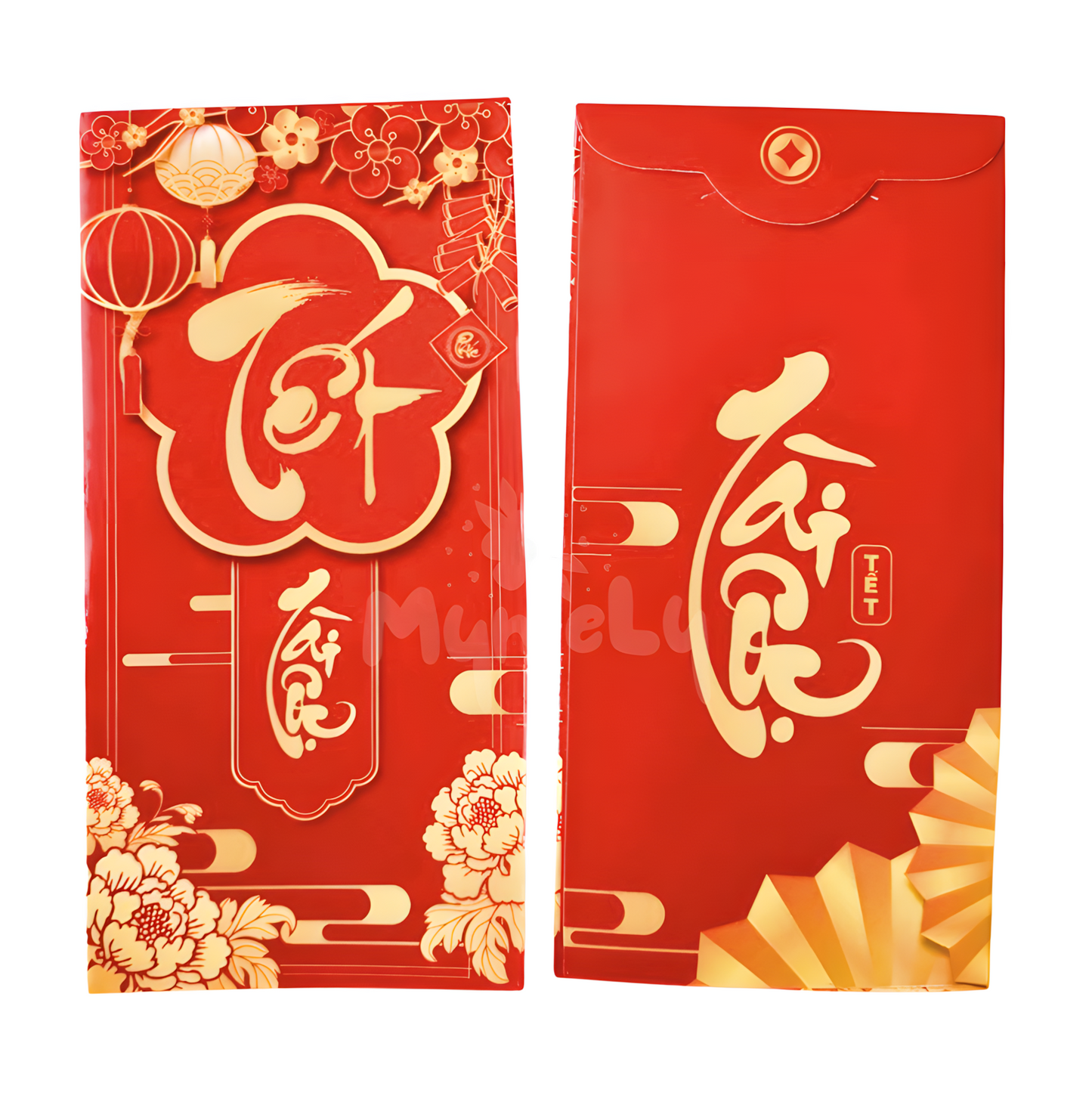 Bao lì xì đỏ Tết (5 cái/xấp)