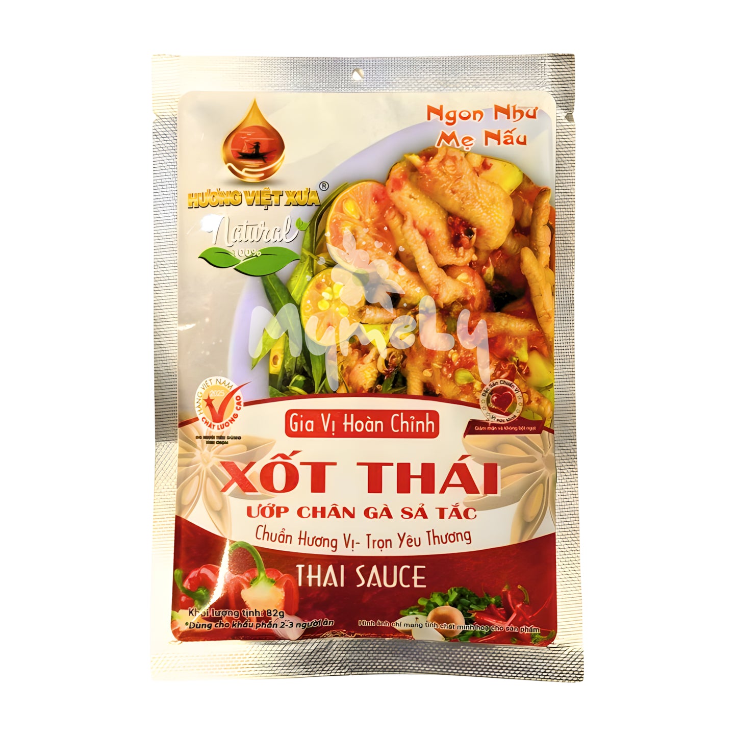 Xốt thái ướp chân gà sả tắc 82g