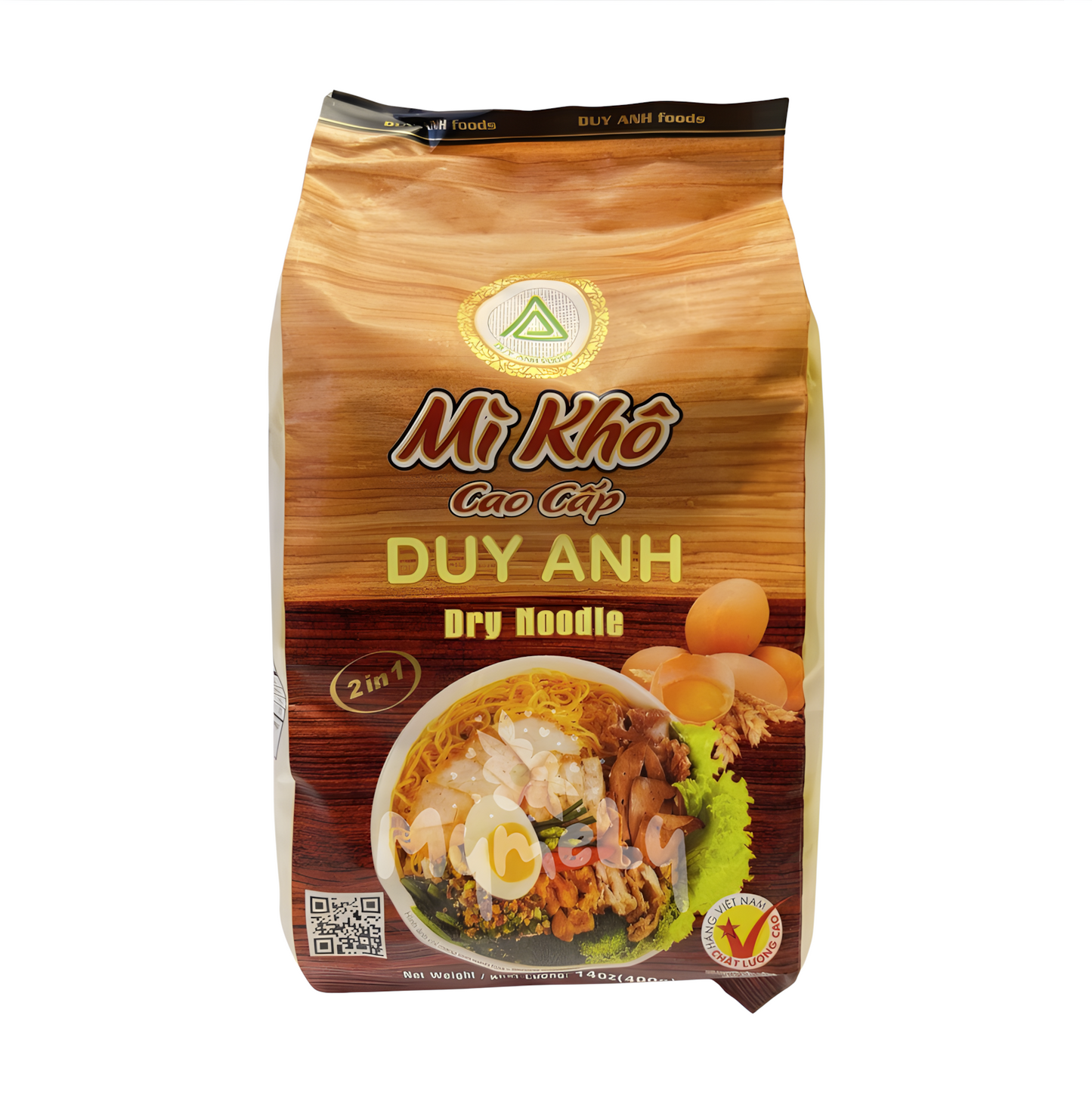 Mì khô (vắt tròn) 2in1 Duy Anh 400g