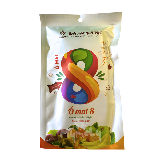 Ô mai 8 chua mặn ngọt Hồng Lam 80g