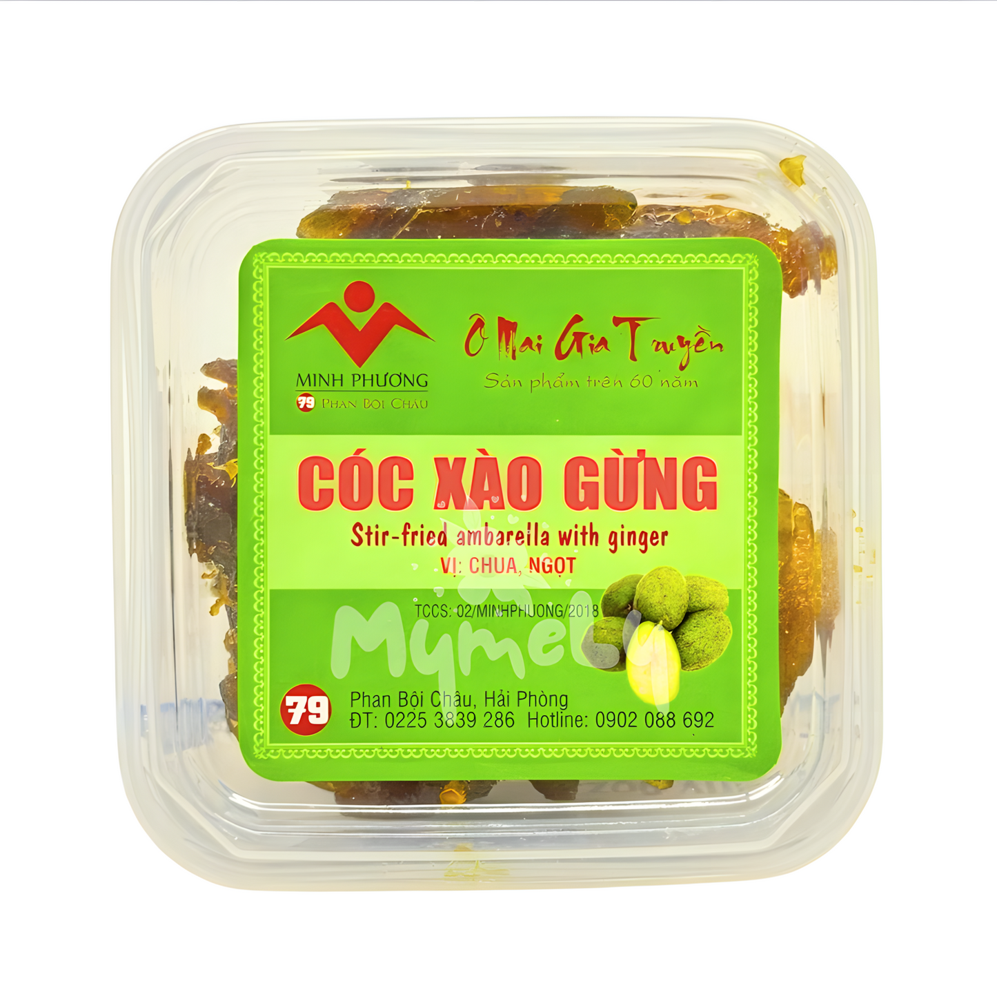 Cóc xào gừng 300g