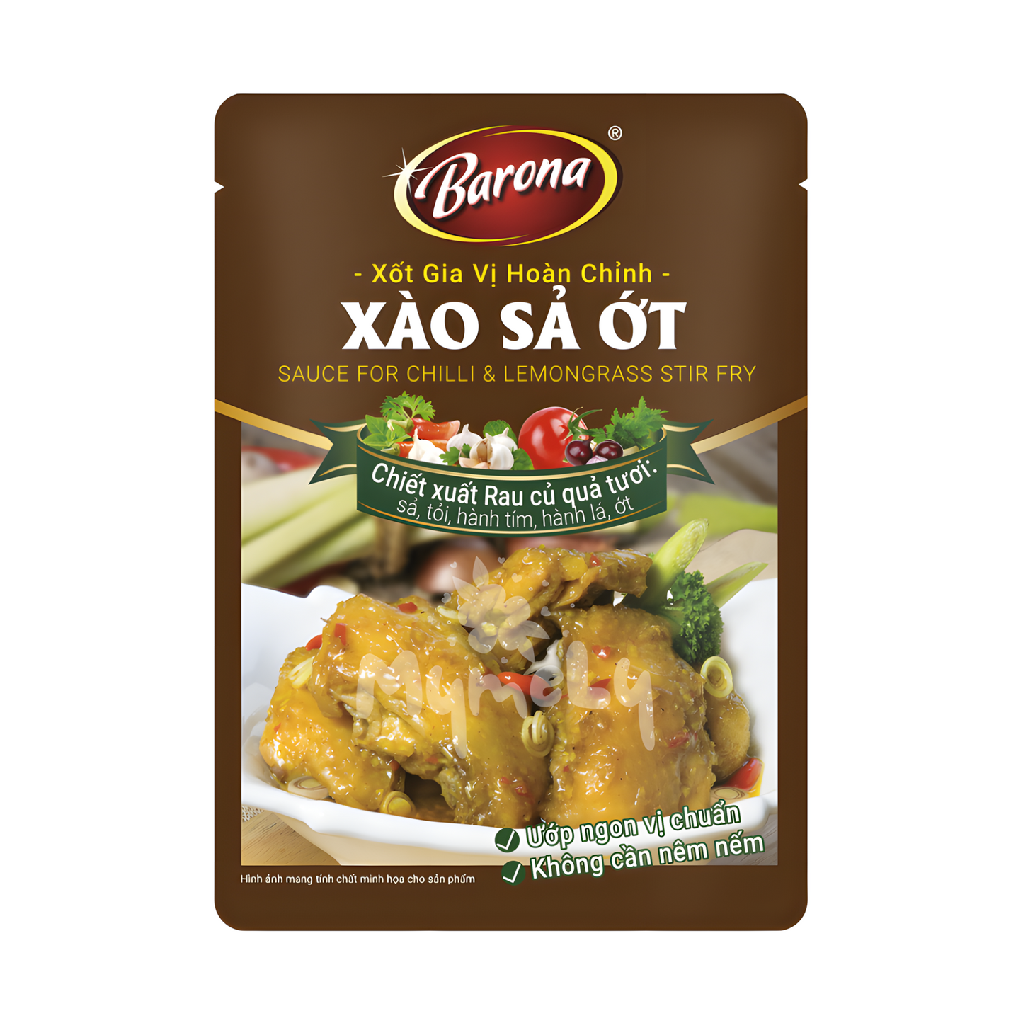 Xốt Gia Vị Hoàn Chỉnh Barona - Xào Sả Ớt 80g
