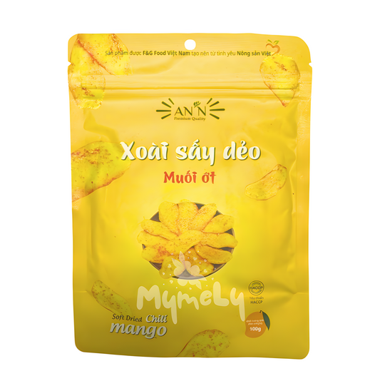 Xoài sấy dẻo muối ớt gói 100g