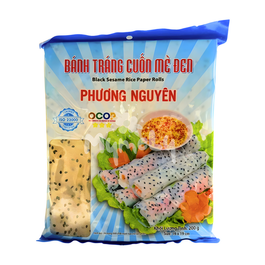 Bánh tráng cuốn mè đen 200g