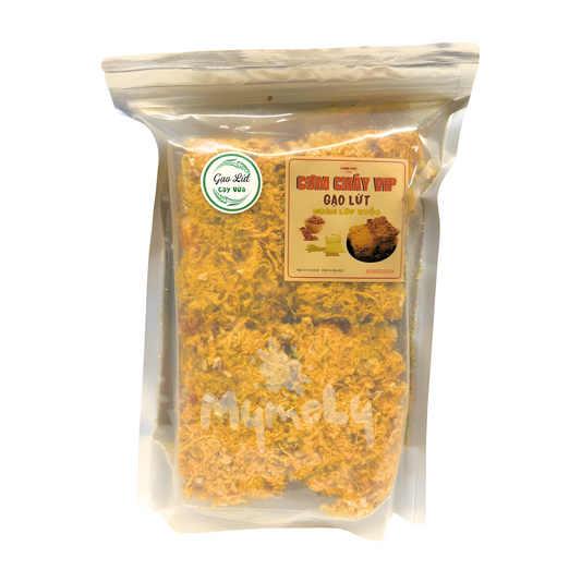 Cơm cháy VIP gạo lứt ngàn lớp ruốc Linh Chi 500g