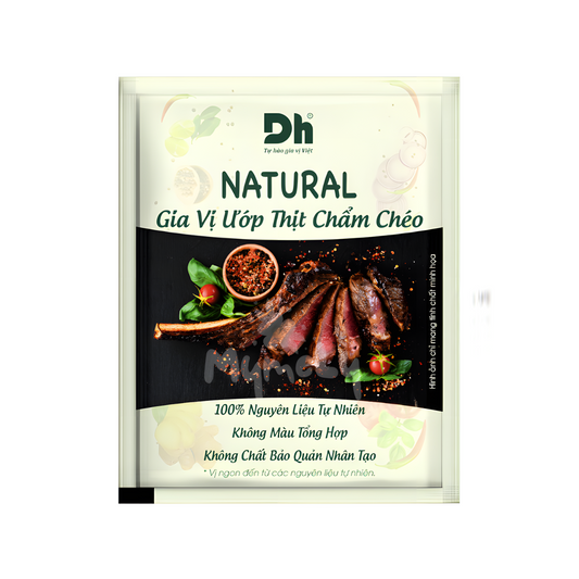 Gia vị Ướp Thịt Chẩm Chéo Natural Dh Foods Gói 10g