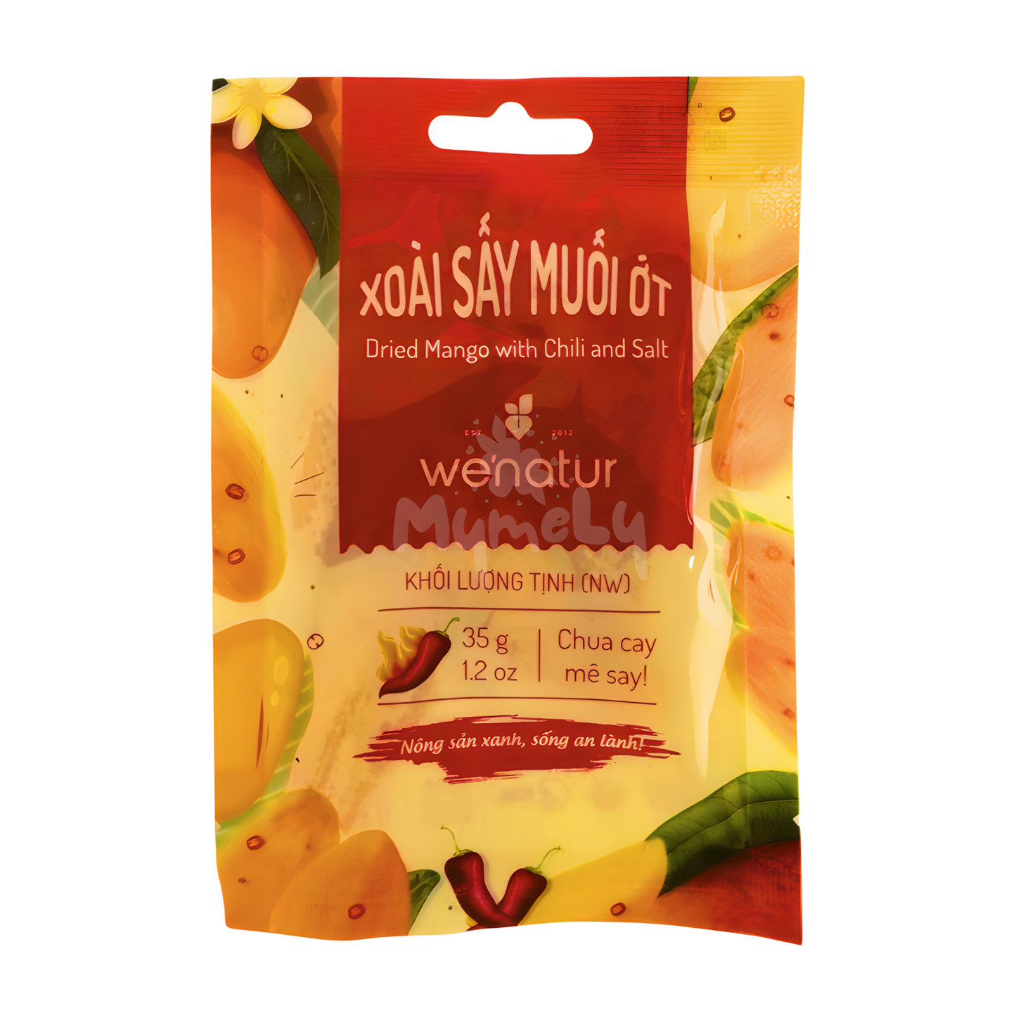 Xoài sấy muối ớt túi 35g